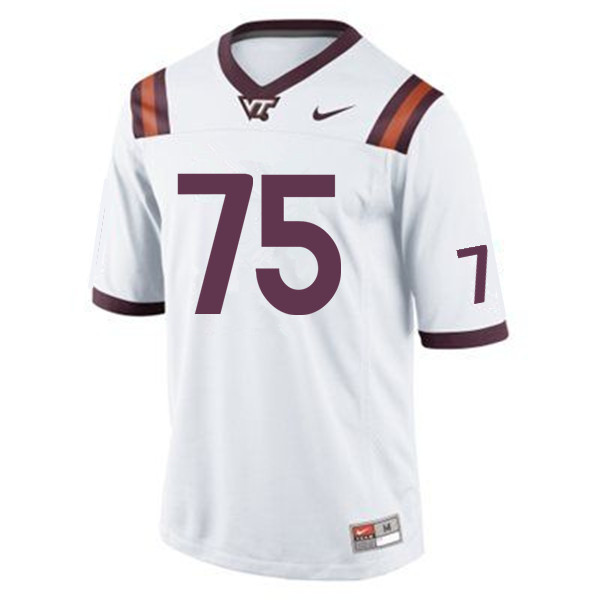 Men #75 Zachariah Hoyt Virginia Tech Hokies College Football Jerseys Sale-Maroon